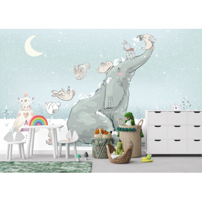 Tototapet fara imbinari Winter Dream Premier Decor