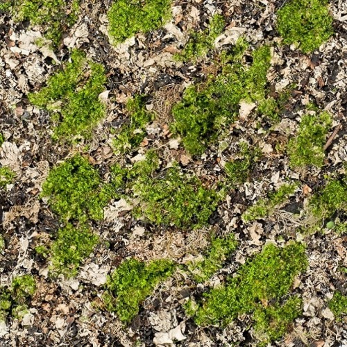 Covor artificial muschi verde gri - 50x50 cm