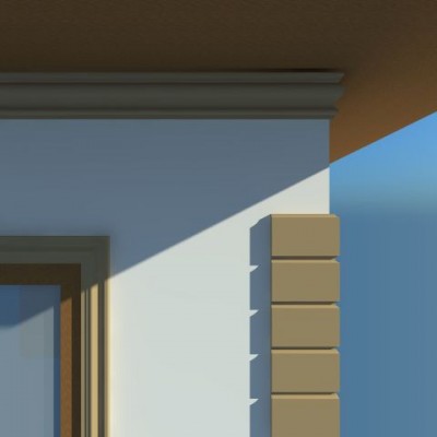  Cornisa decorativa exterior din polistiren NC103 190 x 50 x 1250 mm Premier Decor