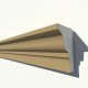 Cornisa decorativa exterior din polistiren NC158 200 x 127 x 2000 mm Cornisa decorativa exterior din polistiren NC158 200 x 127 x 2000 mm