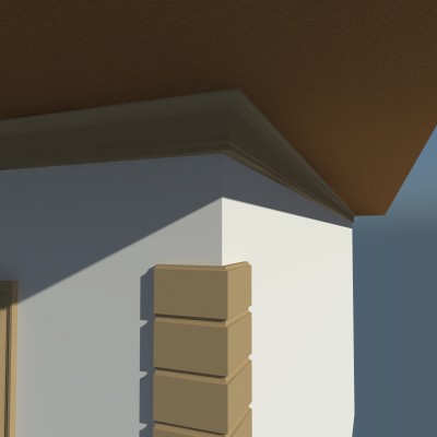 Cornisa decorativa exterior din polistiren NC173 200 x 100 x 2000 mm Premier Decor
