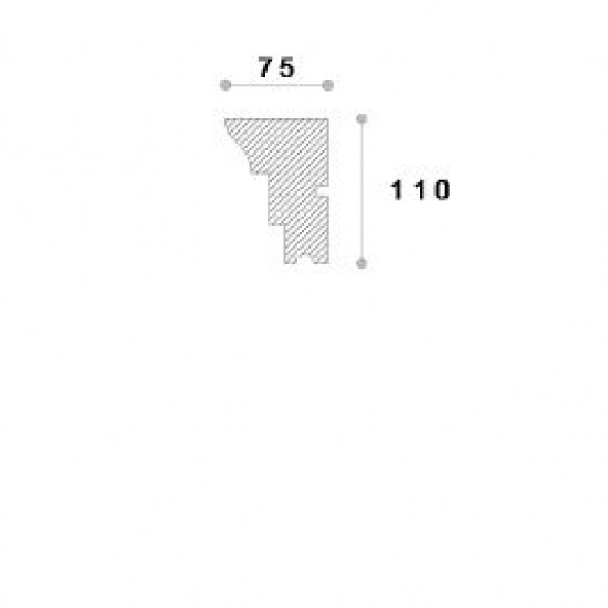 Solbanc decorativ fereastra NS104 110 x 75 x 2000 mm Solbanc decorativ fereastra NS104 110 x 75 x 2000 mm