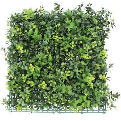 Panou decorativ verdeata artificiala feriga 50x50 cm