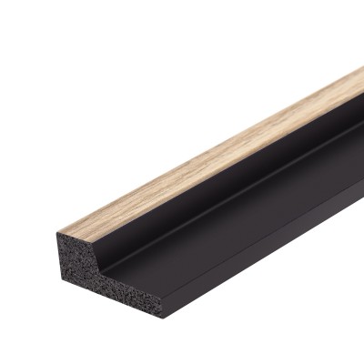 Profil Capat Dreapta Riflaj Polimer Dur 3D L0102RT Lamelli Stretto Light Oak stejar deschis 1.2x2.9x200 cm MARDOM DECOR
