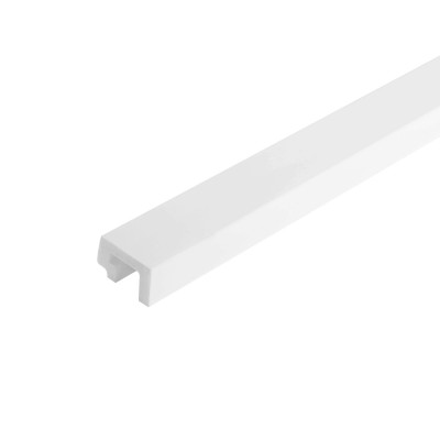 Profil Capat Stanga Riflaj Polimer Dur 3D L0301LT Lamelli Largo White Alb 2x3.1x200 cm MARDOM DECOR
