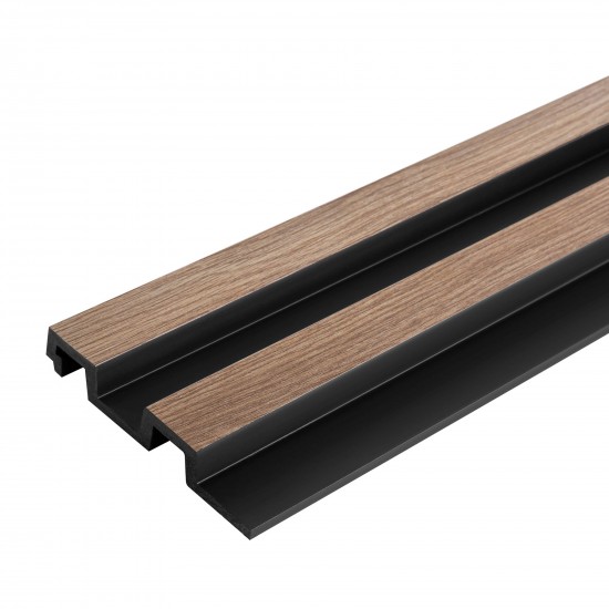 Panou Riflaj Polimer Dur L0303 (270x11,5x2 cm) – Stejar Gri & Efect 3D