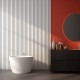 Panou Riflaj Polimer Dur WP002T Lumio Alb 200x24.7x1.15 cm Panou Riflaj Polimer Dur WP002T Lumio Alb 200x24.7x1.15 cm
