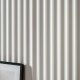 Panou Riflaj Polimer Dur WP002T Lumio Alb 200x24.7x1.15 cm Panou Riflaj Polimer Dur WP002T Lumio Alb 200x24.7x1.15 cm