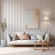 Panou Riflaj Polimer Rigid WP002 Lumio Alb 270x24,7 cm Panou Riflaj Polimer Rigid WP002 Lumio Alb 270x24,7 cm