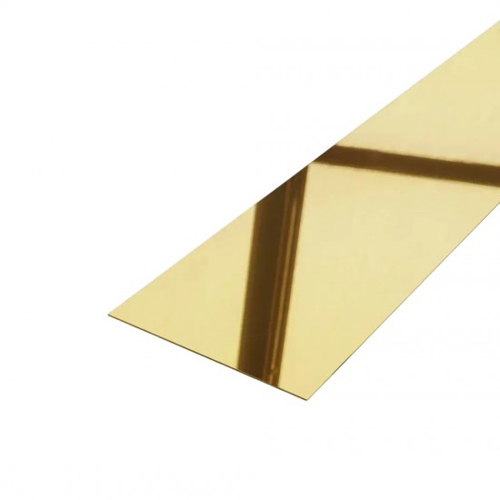 Profil platbanda auriu lucios 30mm*0,6mm*2700mm