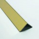 Profil colt cu laturi drepte, auriu lucios, 50*50*2700mm