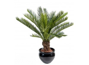 Palmier artificial Cycas, verde, 90 cm