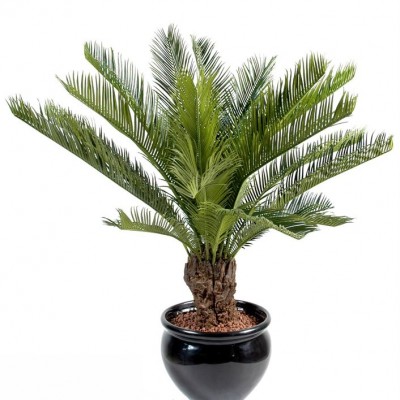 Palmier artificial Cycas, verde, 90 cm