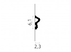 MDD346F: Brau flexibil Mardom pentru pereți 200 x 6.1 x 2.3 cm