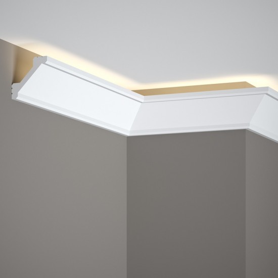 Cornișă Scafa de Tavan cu LED MD368 5.1x5.1 cm