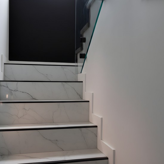 Terminație pătrată gresie faianță inox negru lucios 12 x 12 x 2700 mm Terminație pătrată gresie faianță inox negru lucios 12 x 12 x 2700 mm