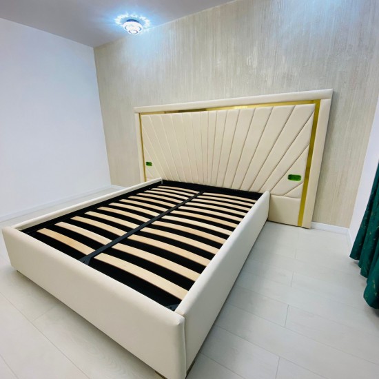 Platbanda inox auriu periat 30 mm x 0.6 mm x 2700 mm