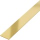 Platbanda inox aurie periat 20 mm x 0.6 mm x 2700 mm