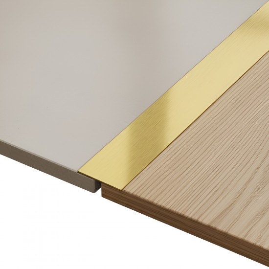 Platbanda Inox Auriu Mat 25 mm X 2700 mm X 0.6 mm Platbanda Inox Auriu Mat 25 mm X 2700 mm X 0.6 mm