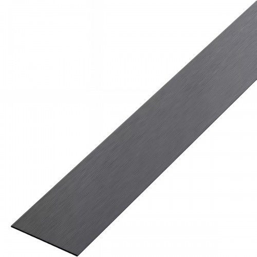 Platbanda negru periat, 30x2700x0.6 mm, inox, profil decorativ