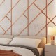 Platbanda inox cupru periat 50 mm x 2700 mm x 0.6 mm, profil decorativ