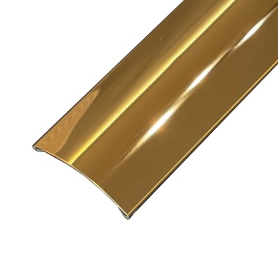 Prag trecere inox 38 x 2700 mm auriu lucios - diferenta nivel
