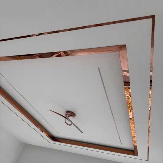 Coltar inox 50x50 mm cupru lucios 2700 mm - Profil tip L Coltar inox 50x50 mm cupru lucios 2700 mm - Profil tip L