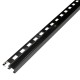 Profil de colt exterior gresie faianta 12 x 12 mm negru oglinda