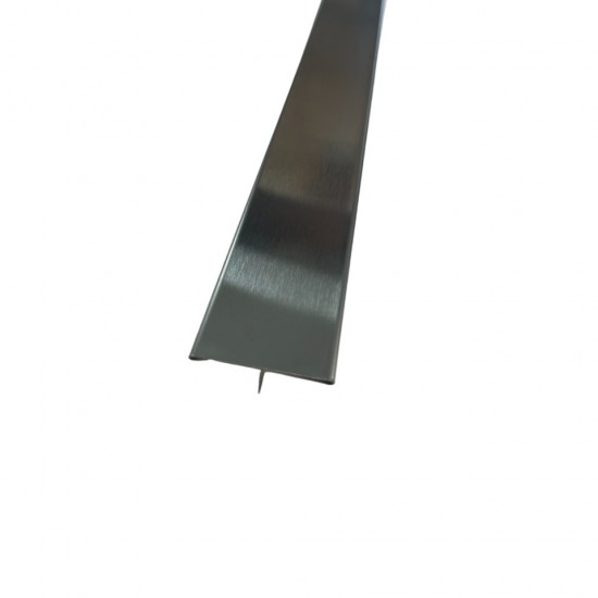 Profil trecere T inox 30x9x2700 mm crom periat - la nivel