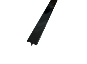 Profil trecere gresie parchet inox negru oglinda 15mm*2700mm*9mm