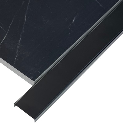 Profil U decorativ inox 304 negru oglinda 30 x 9 x 2700 mm Premier Decor