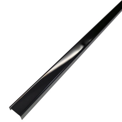 Profil U inox 15 x 9 x 2700 mm negru lucios - brau faianta