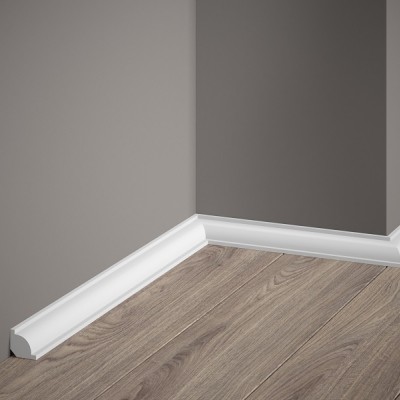 Plintă MD001 polimer rigid alb 2.1x2.1x200 cm rotundă MARDOM DECOR