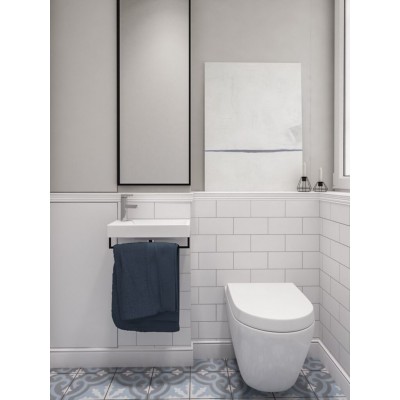 Plintă Decorativă Simplă Albă MD028 6x1.3x200 cm MARDOM DECOR