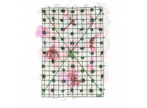 Perete  Floral Artificial Pink 40X60cm