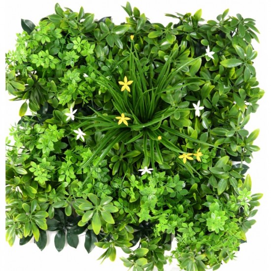 Perete  Verde Artificial Green-Yellow 50X50cm