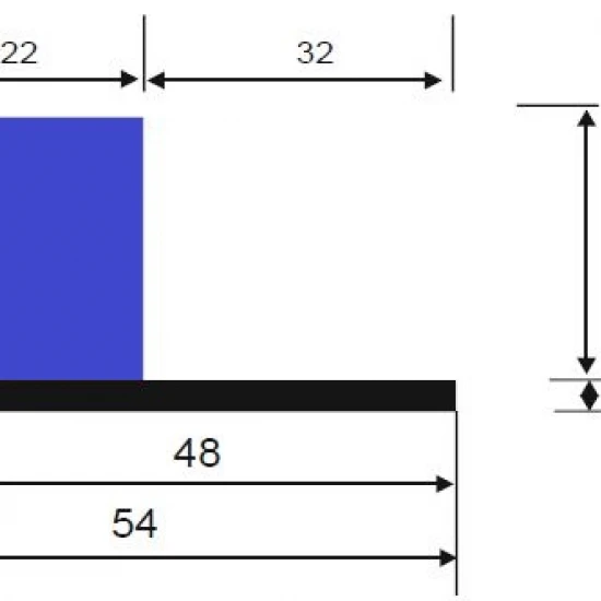 Panou decorativ tip riflaj Linea Slim 1 stejar negru