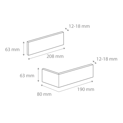 Coltar imitatie de caramida Cambridge 10 maro Stegu