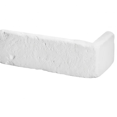 Coltar imitatie de caramida Loft 1 alb Stegu