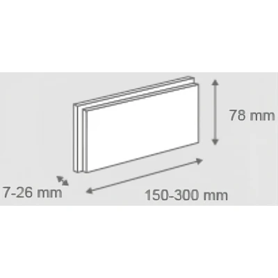 Placa imitatie de caramida Monsanto 2 bej Stegu