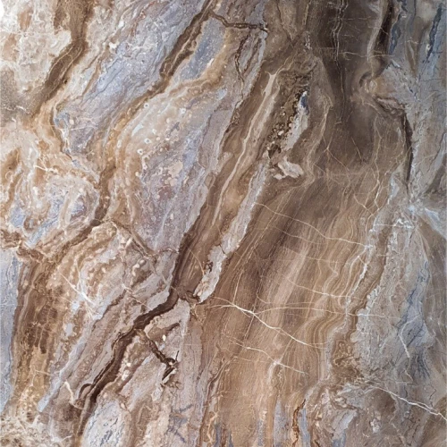 Panou Decorativ Marmură Ușoară "Arebescato Brown" 122x244 cm Lite Stone