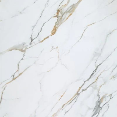 Panou Decorativ Marmură Ușoară Carrara Gold 122x244 cm Premier Decor