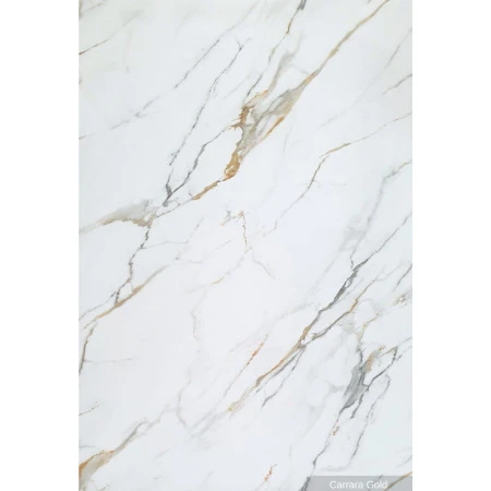 Panou Decorativ Marmură Ușoară Carrara Gold 122x244 cm Premier Decor
