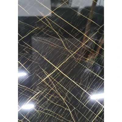 Panou decorativ marmura usoara Night Star Galaxy 122x244 cm Premier Decor