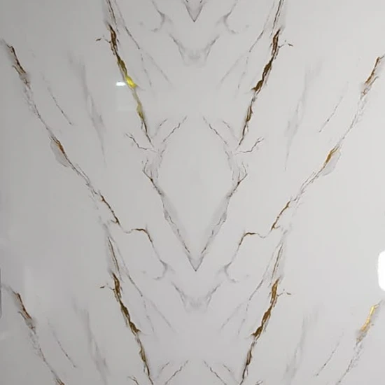 Panou decorativ imitatie marmura Golden Eye 122x244 cm