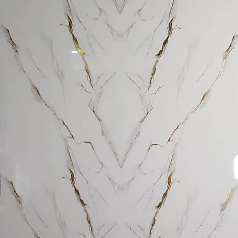 Panou decorativ imitatie marmura Golden Eye 122x244 cm