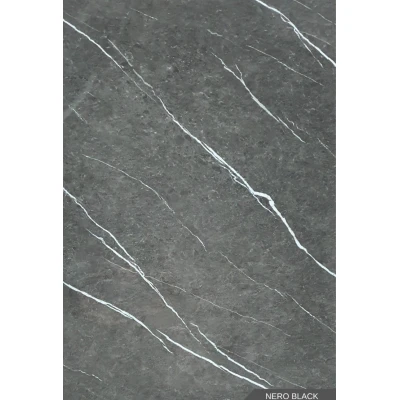 Panou Decorativ Marmură Ușoară "Nero Black" 122x244 cm - Eleganță Întunecată Premier Decor
