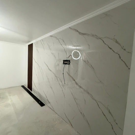 Panou Decorativ marmură ușoară Calacatta White Lite Stone 244x122