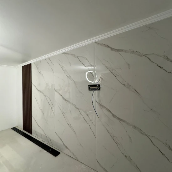 Panou Decorativ marmură ușoară Calacatta White Lite Stone 244x122