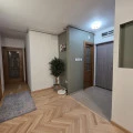 Măslin artificial decorativ, trunchi noduros, 150 cm, verde, masline negre